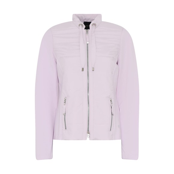 Women's Pink Jacket Size 12 I'CONA Athleisure Zip Up Athletic Casual Spring NWT - Picture 1 of 4